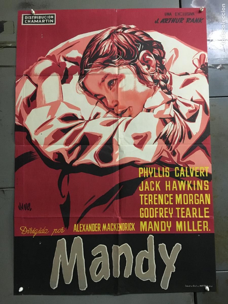 Cin&eacute;ma: AFK34 MANDY ALEXANDER MACKENDRICK POSTER ORIGINAL 70X100 ESTRENO LITOGRAFIA