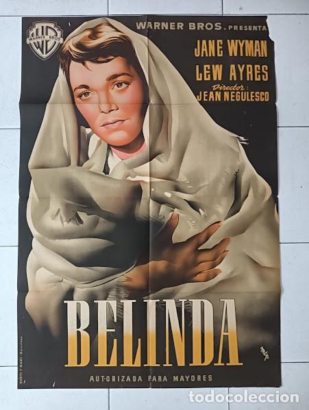 Kino: SMP 2458 BELINDA JANE WYMAN LEW AYRES MCP POSTER ORIGINAL 70X100 ESTRENO LITOGRAFIA