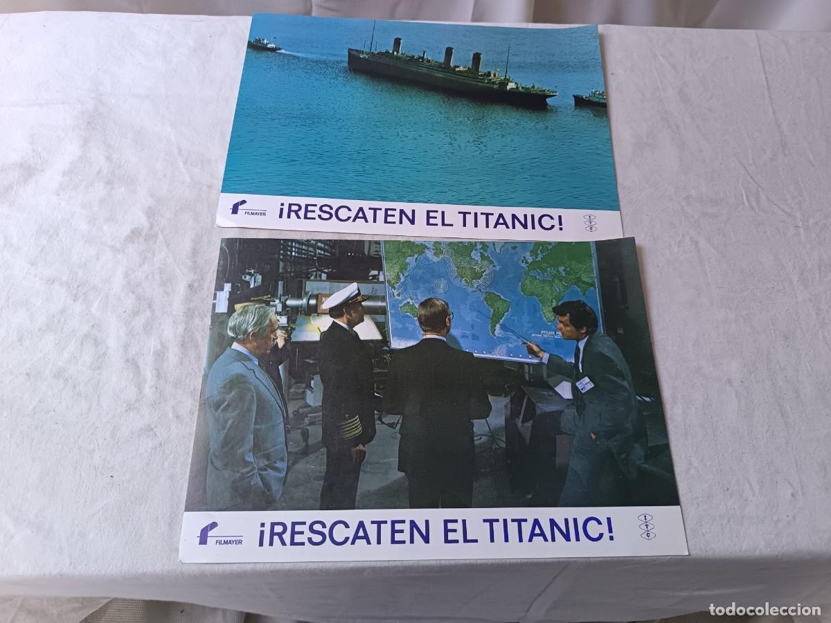 Kino: Lote de Carteleras de cine, antiguas o vintage, Rescaten el Titanic