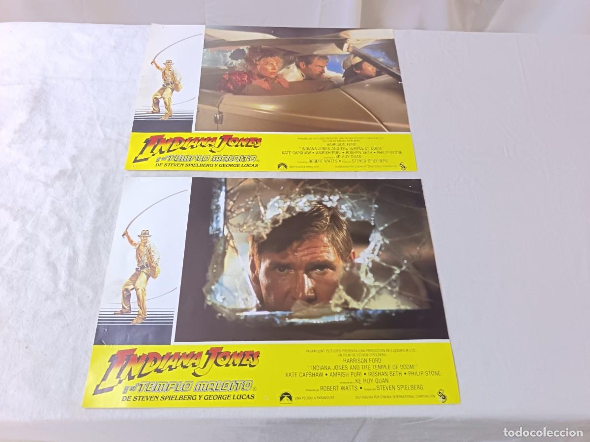 Cinema: Lote de Carteleras de cine, antiguas o vintage, Indiana Jones y El Templo Maldito