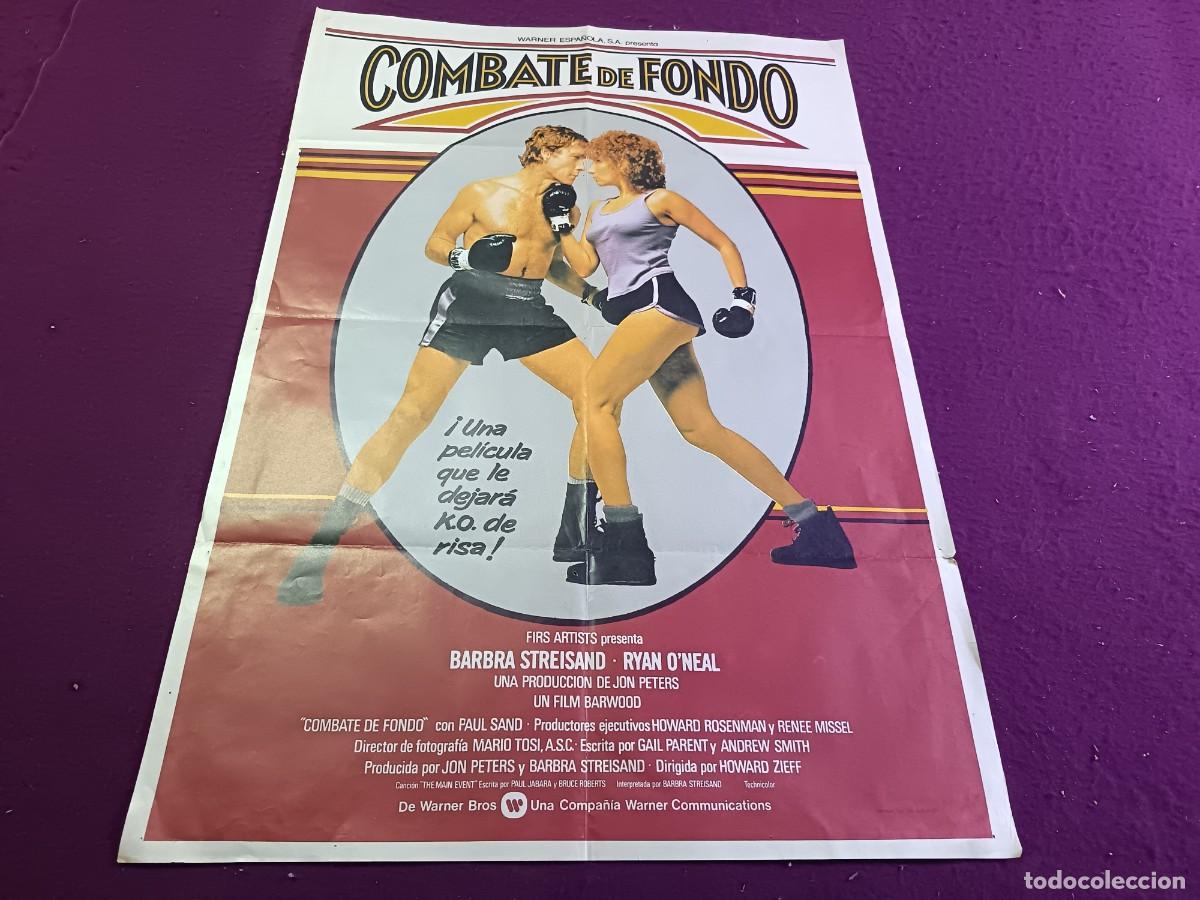 Cine: CC23, Cartel de Cine Gran Formato, Combate de Fondo, unos 100 x 70 cms.