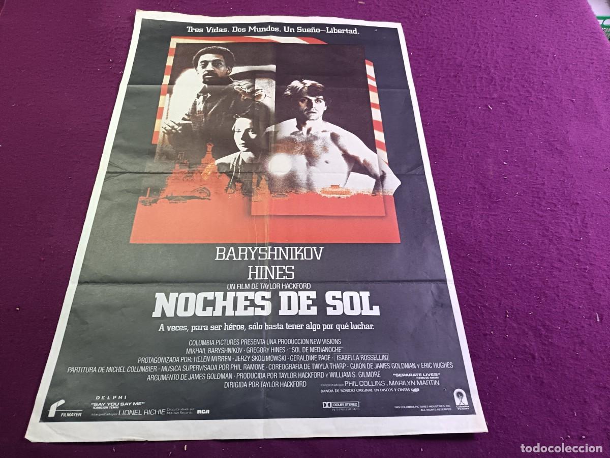 Cine: CC25, Cartel de Cine Gran Formato, Noches de Sol, unos 100 x 70 cms.