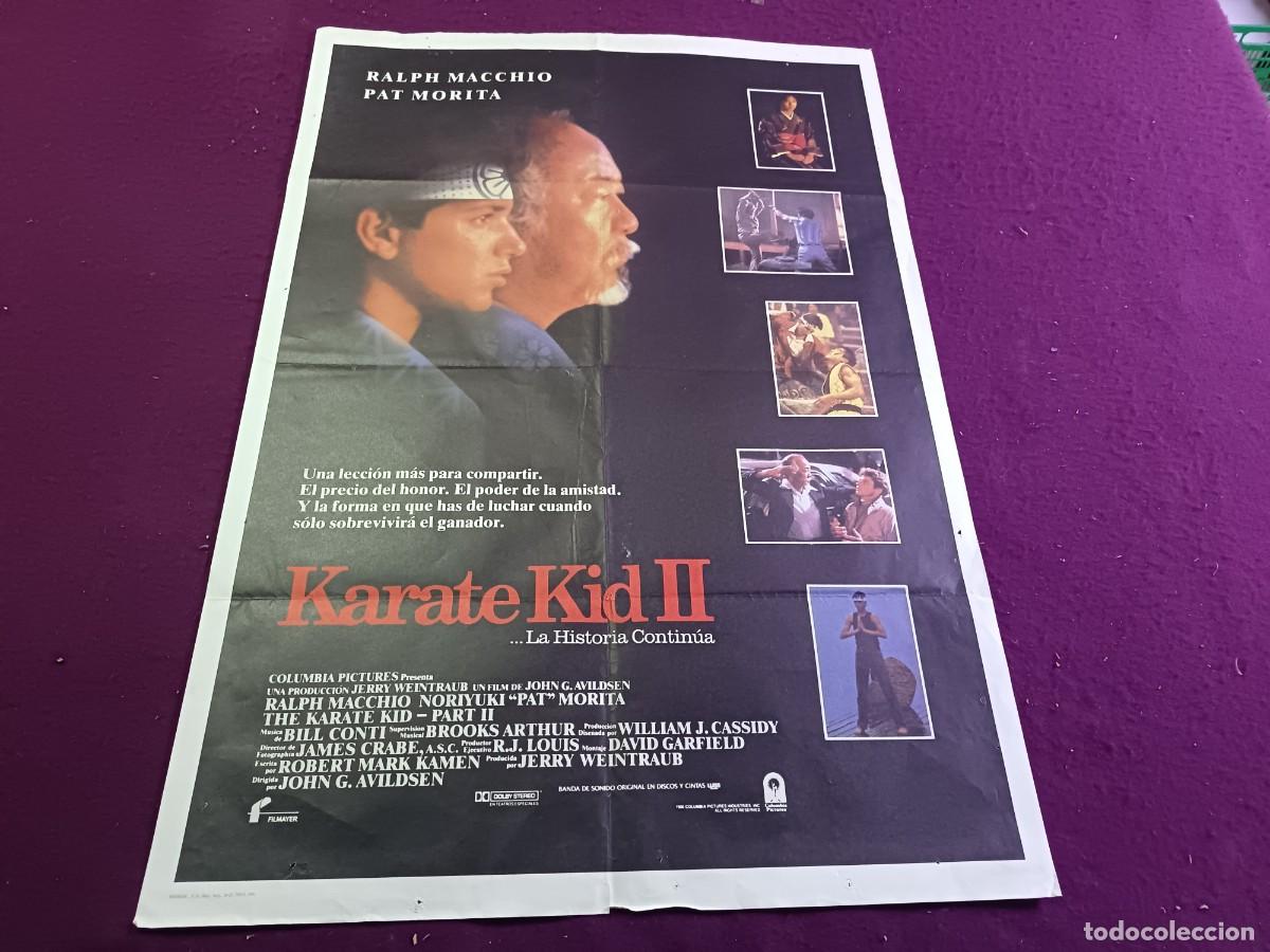 Cine: CC33, Cartel de Cine Gran Formato, K&aacute;rate Kid II, unos 100 x 70 cms.