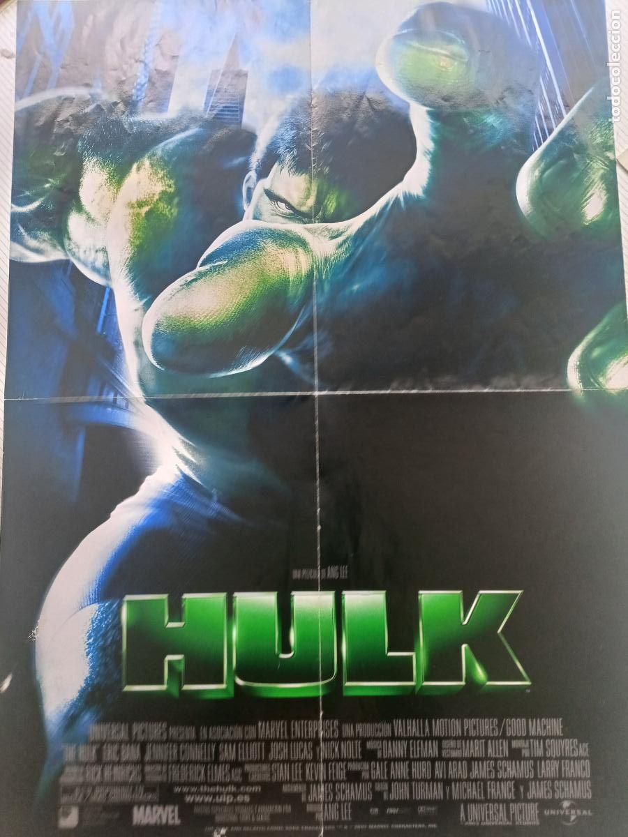 Cine: POSTER DOBLE HULK A TODO GAS 2 FAST FURIOUS 56,5 X 41 CTM