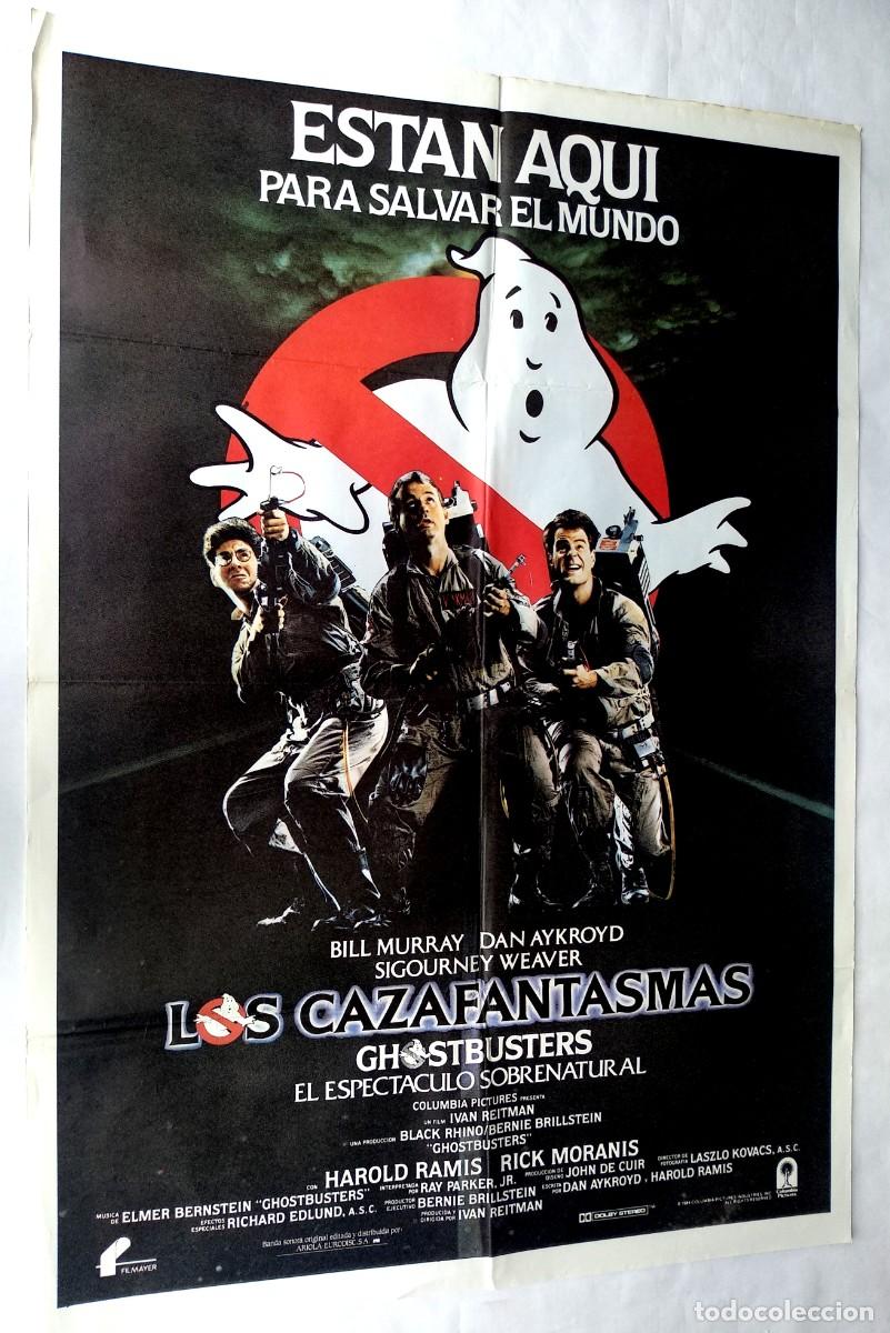 Cine: LOS CAZAFANTASMAS, CON BILL MURRAY. POSTER. 70,5 X 100 CMS. 1984.