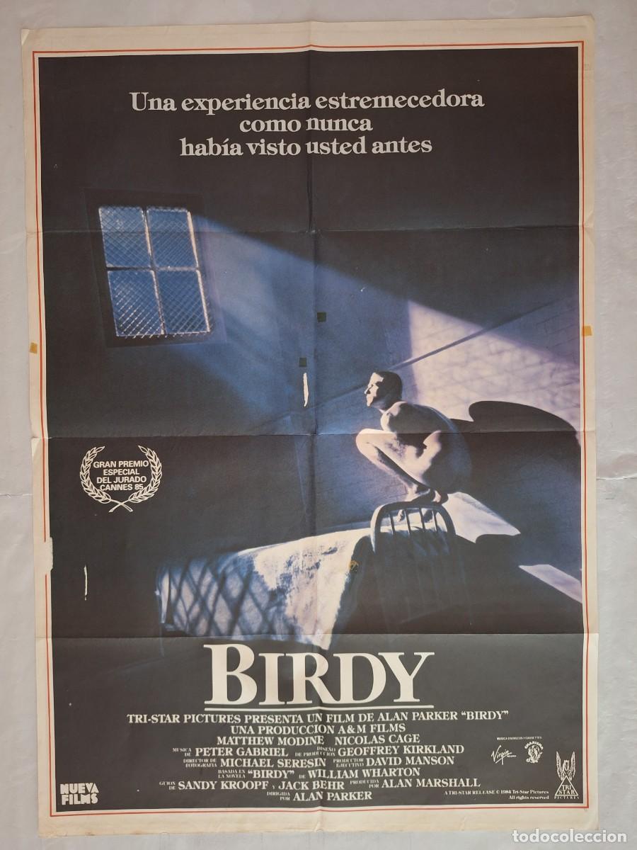 Cinema: ANTIGUO CARTEL CINE BIRDY GRAN PREMIO CANNES 1985 RV C-1541