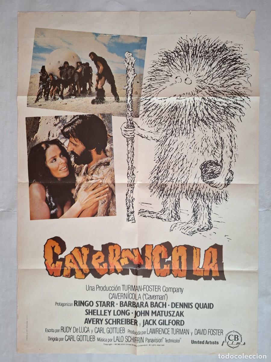Cine: ANTIGUO CARTEL CINE AVERNICOLA RINGO STARR THE BEATLES A&Ntilde;O 1984 RV C-1545