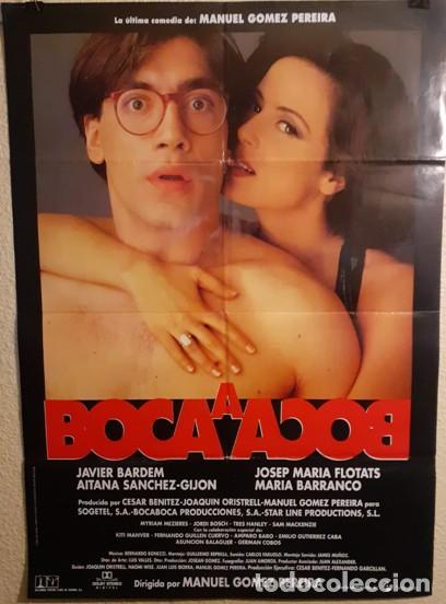 Cine: Cartel Cine Original Boca A Boca (1995) Bardem Colecci&oacute;n Particular