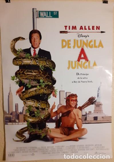 Cine: Cartel Cine Original De Jungla A Jungla (1997) Disney Torres Gemelas Colecci&oacute;n Particular
