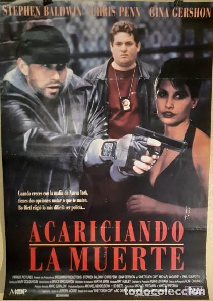 Cine: Cartel Cine Original Acariciando La Muerte (1998) Polic&iacute;aco Colecci&oacute;n Particular