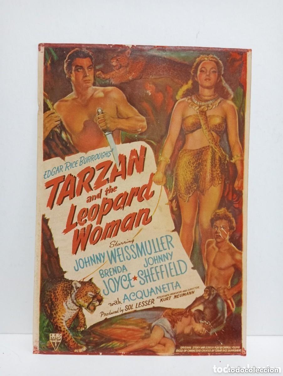 Cine: TARZAN AND THE LEOPARD WOMAN. JOHNNY WEISSMULLER - BRENDA JOYCE. 1971 PORTAL PUBLICATIONS CALIFORNIA