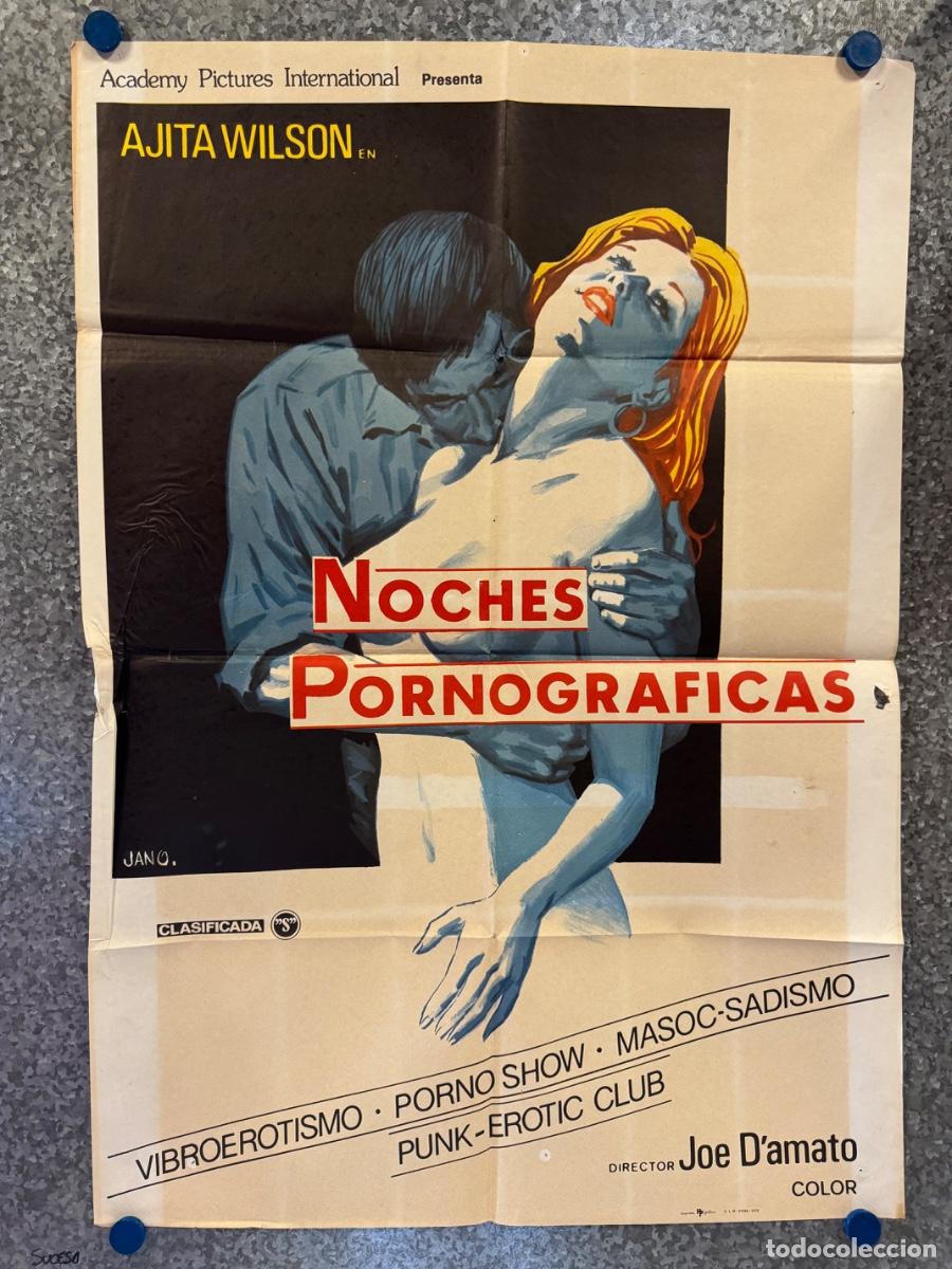 Cine: Noches pornograficas, Ajita Wilson, A&ntilde;o 1978, POSTER ORIGINAL