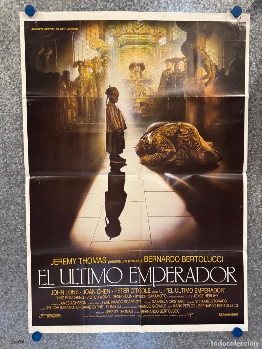Cine: El ultimo emperador, John Lone, Joan Chen, POSTER ORIGINAL