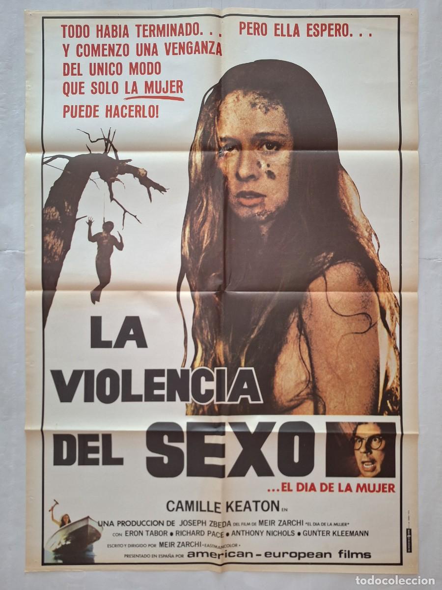 Cine: ANTIGUO CARTEL CINE LA VIOLENCIA DEL SEXO A&Ntilde;O 1979 RV C-1548 TERROR