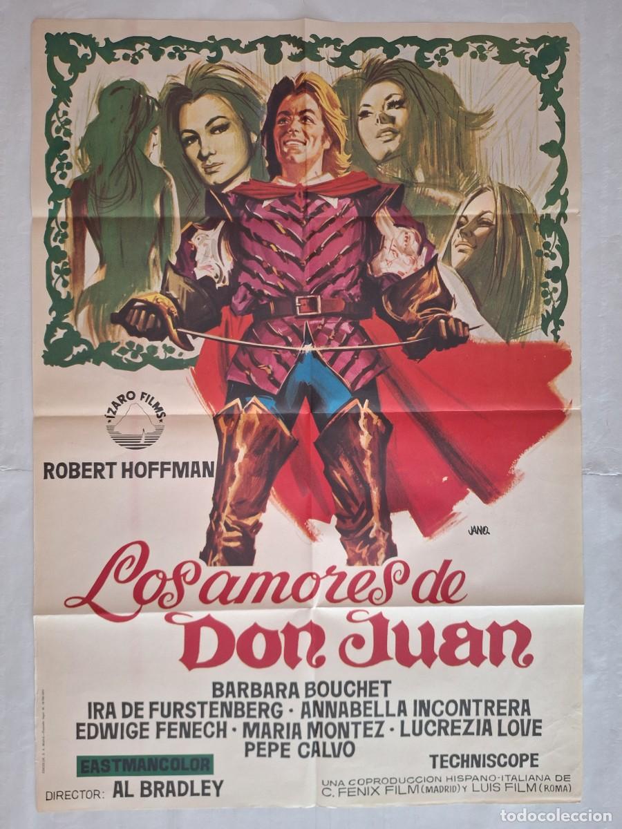 Cine: ANTIGUO CARTEL CINE LOS AMORES DE DON JUAN A&Ntilde;O 1971 JANO RV C-1549