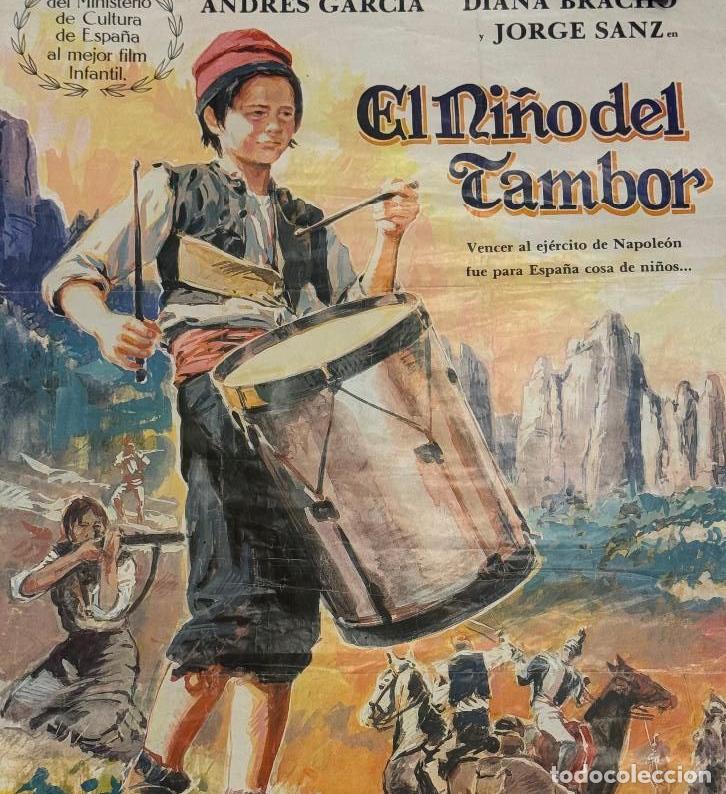 Cin&eacute;ma: EL NI&Ntilde;O DEL TAMBOR (LA LEYENDA DEL TAMBOR) JORGE SANZ , MERCEDES SAMPIETRO ETC - CARTEL DE CINE RARO