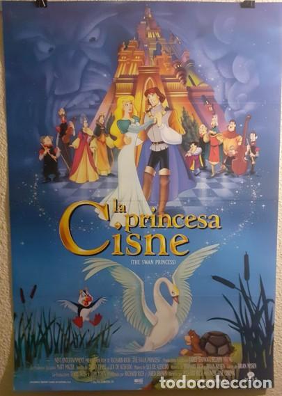 Cine: Cartel de cine original - La princesa cisne (1994) - Richard Rich - 98x68 cm - Colecci&oacute;n particular