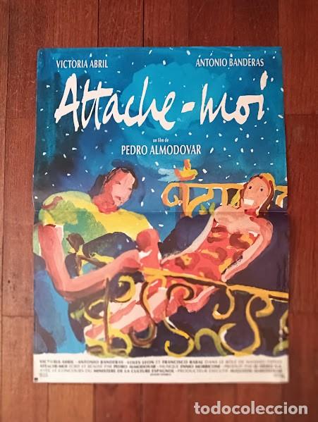 Cinema: EPX 0389 ATAME PEDRO ALMODOVAR ANTONIO BANDERAS VICTORIA ABRIL POSTER ORIGINAL FRANCES 38X51