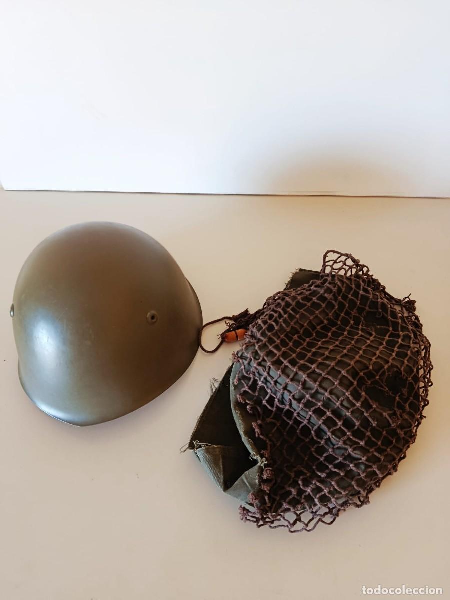 Cine: Elmetto Militare M33 con Telino Mimetico Esercito Italiano