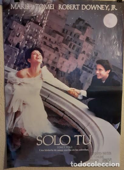 Cine: Cartel de Cine Original: Solo t&uacute; (1994) - Colecci&oacute;n Particular