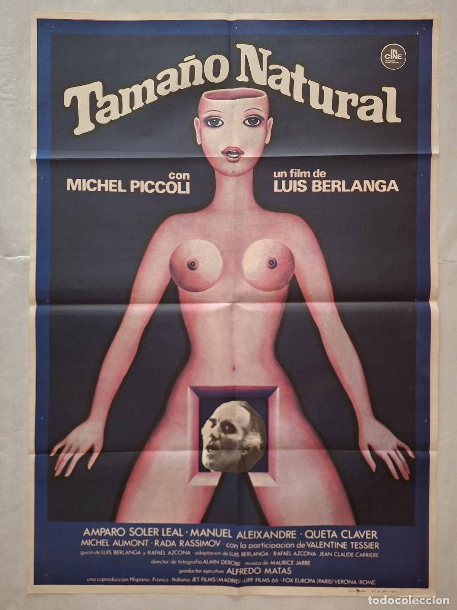 Cin&eacute;ma: ANTIGUO CARTEL CINE TAMA&Ntilde;O NATURAL LUIS BERLANGA A&Ntilde;O 1977 RV C-1563