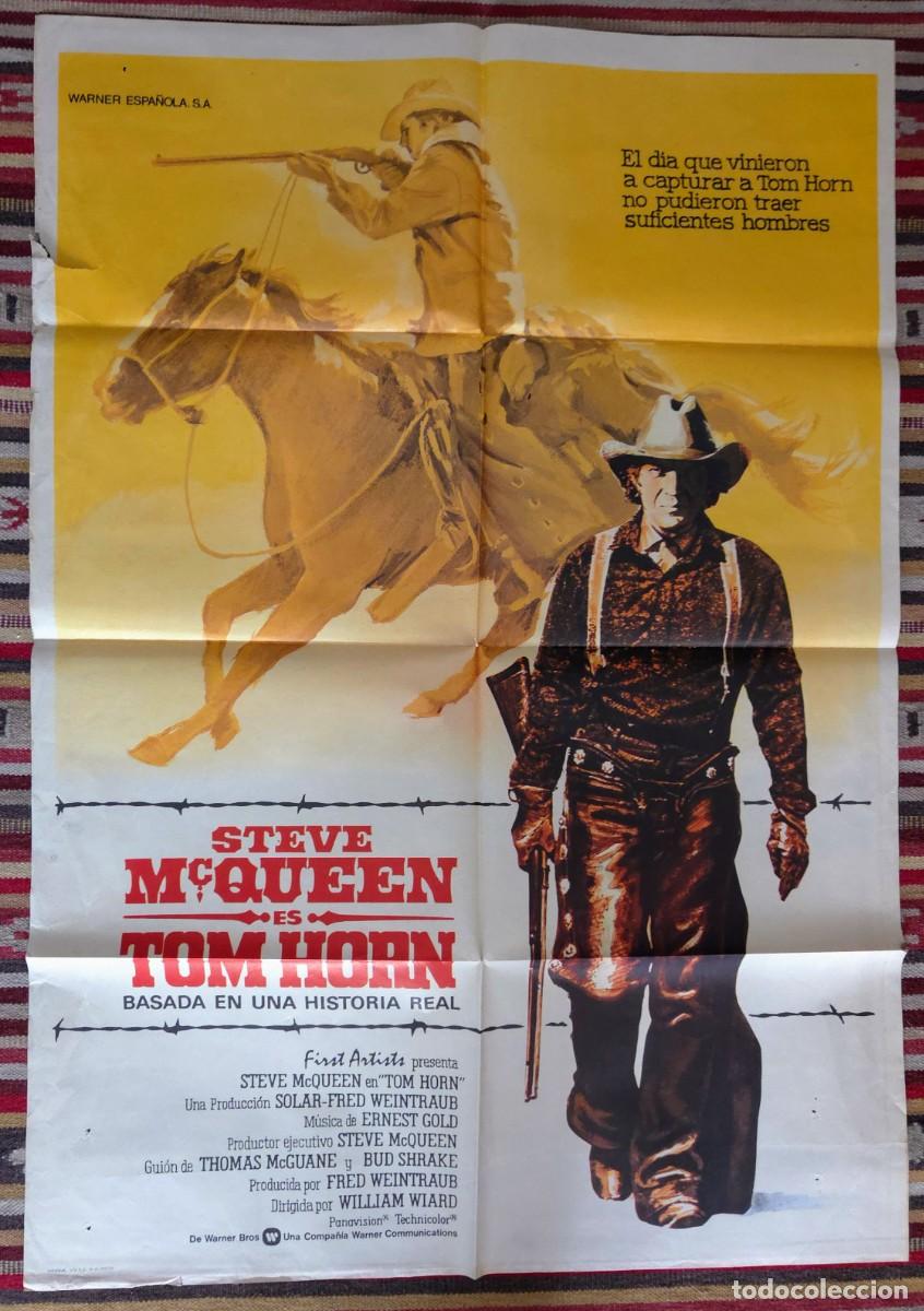 Cine: Tom Horn 1980 cartel original espa&ntilde;ol Steve McQueen &middot; Western basado en hechos reales