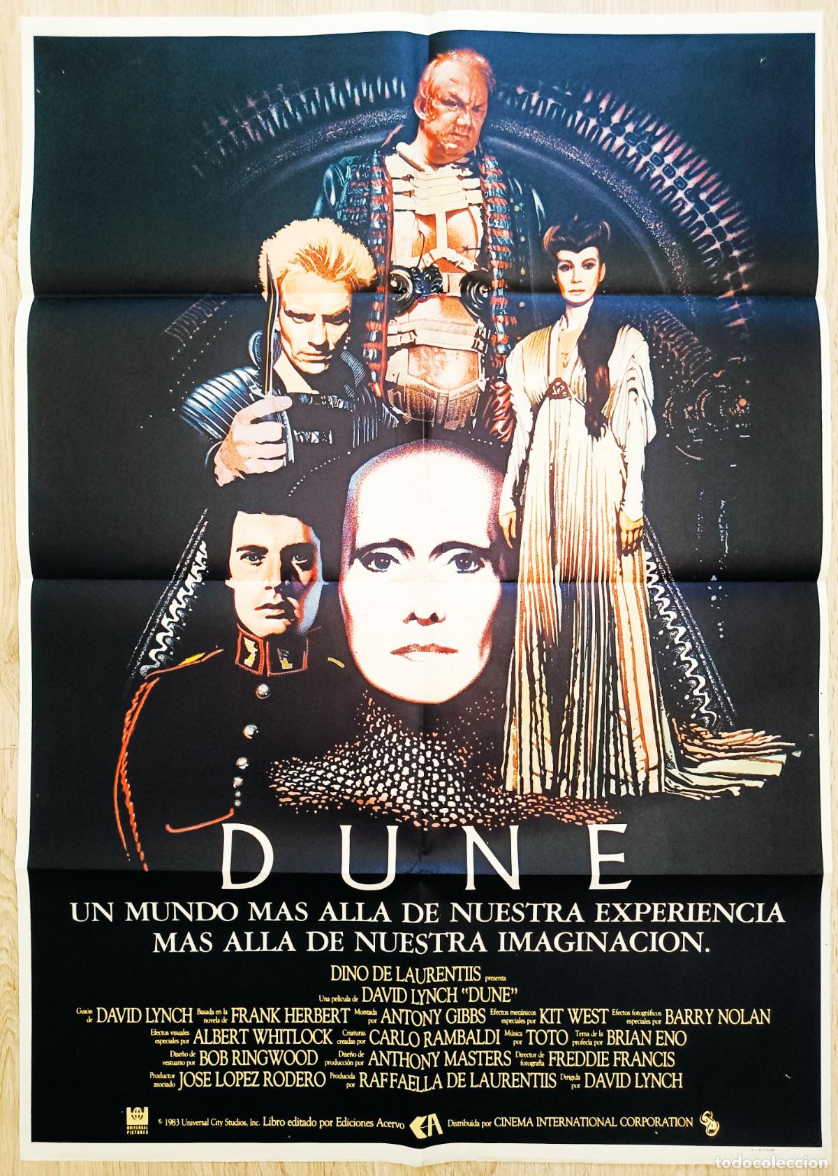 Cine: RW CARTEL CINE DUNE DAVID LYNCH FRANK HERBERT ANTONY GIBBS 1983 CC219