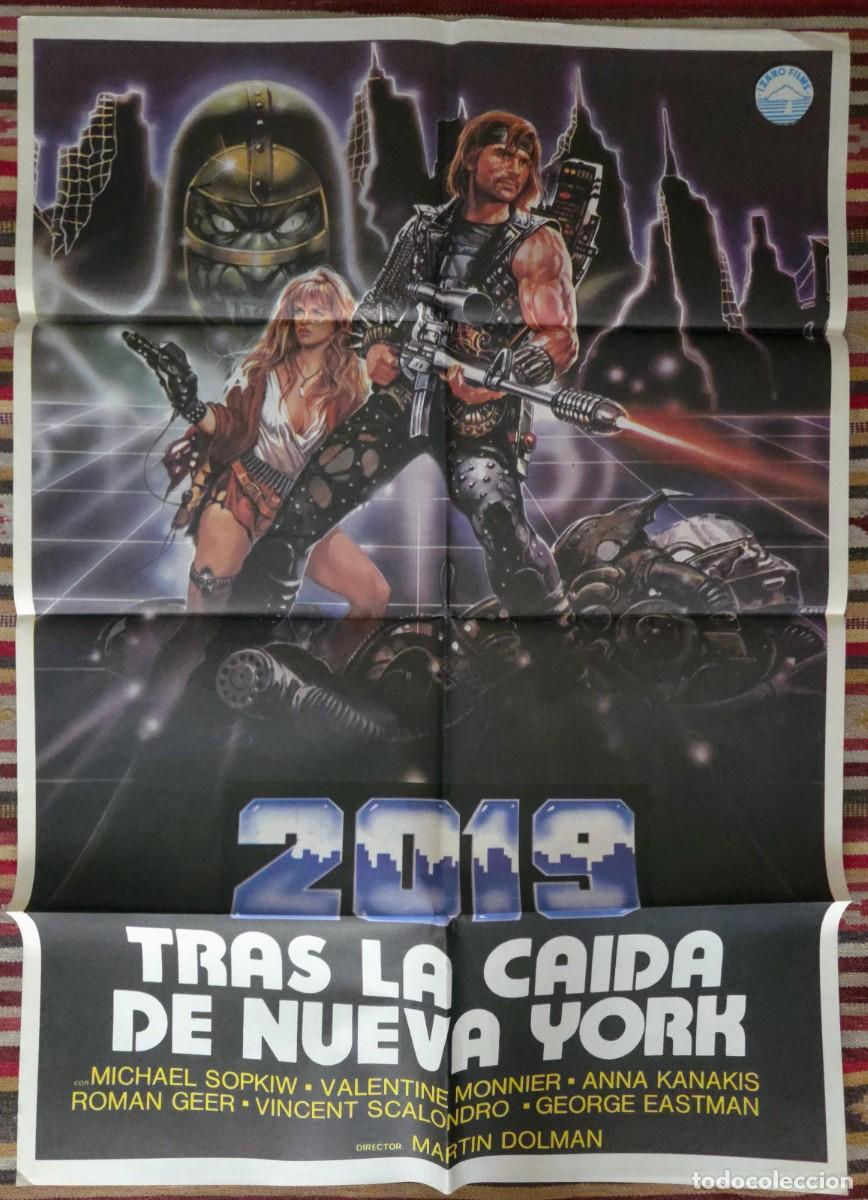 Cine: 2019: Tras la ca&iacute;da de Nueva York (1983) &ndash; Cartel original nuevo, culto sci-fi