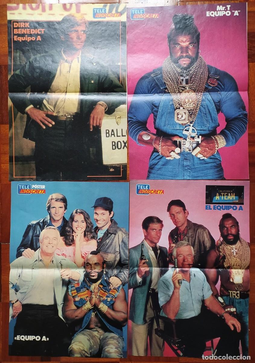 Cine: Lote 4 p&oacute;ster del equipo A teleindiscreta