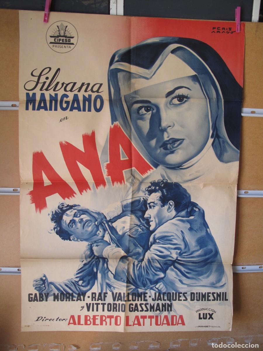Cine: ANA DE PERIS ARAGO POSTER ORIGINAL DEL ESTRENO