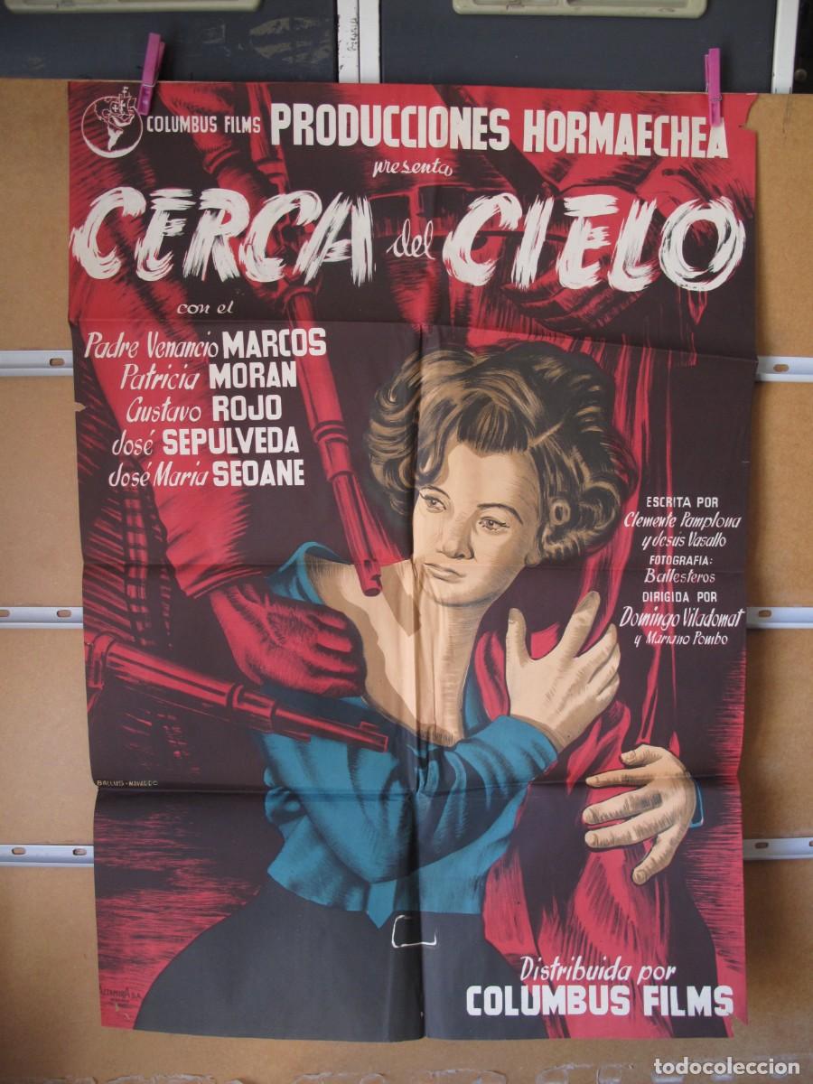 Cine: CERCA DEL CIELO POSTER ORIGINAL DEL ESTRENO