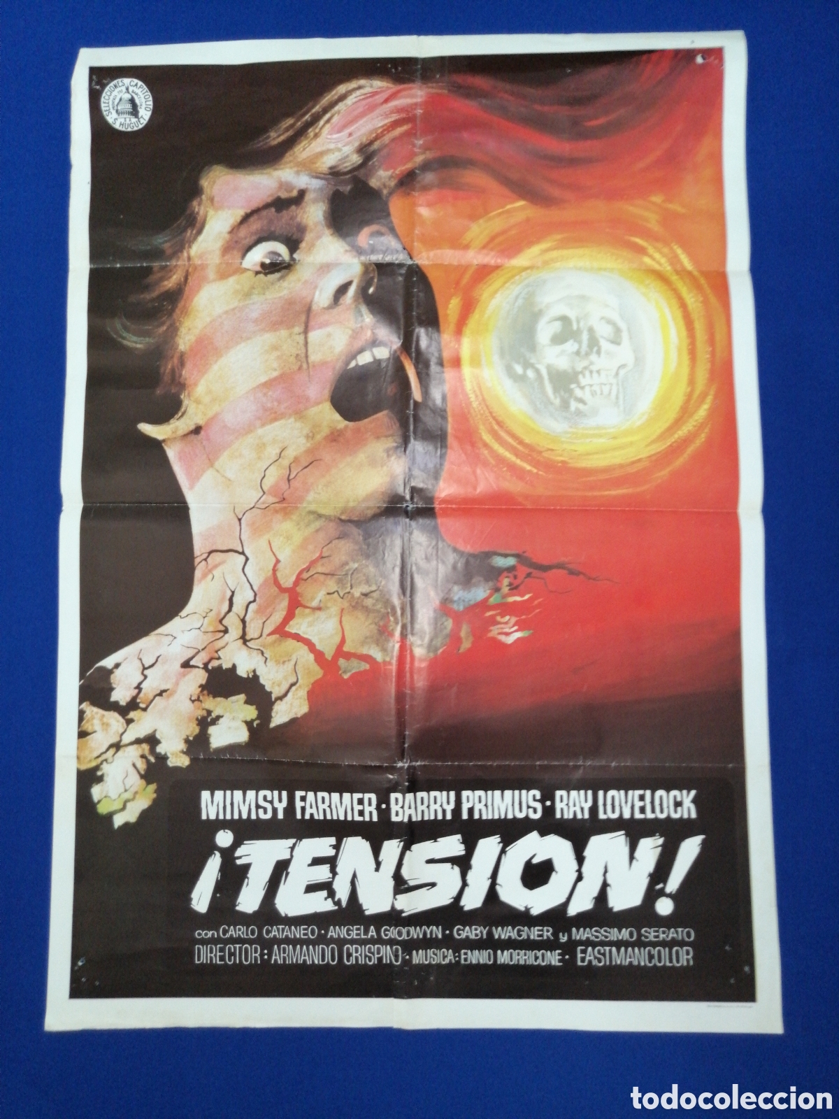 Cine: &iexcl;TENSION! - SELECCIONES CAPITOL S. HUGUET PROVENZA 292 CARTEL CALAVERA - TERROR