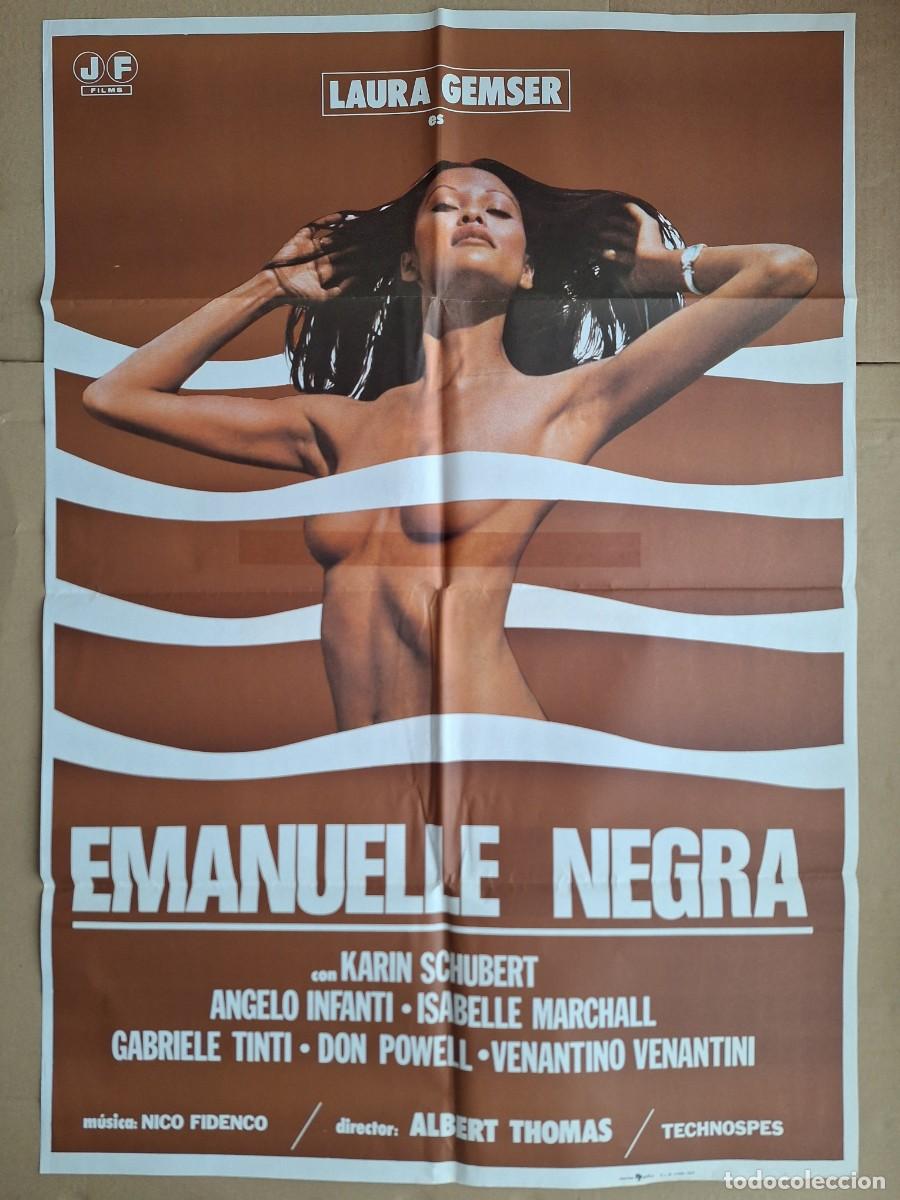 Cine: CARTEL CINE PELICULA EMANUELLE NEGRA KARIN SCHUBERT ANGELO INFANTI 1977 A 218