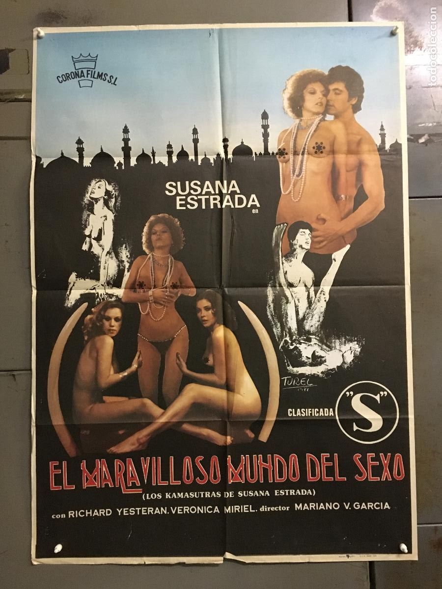 Cine: ODC C192 EL MARAVILLOSO MUNDO DEL SEXO SUSANA ESTRADA VERONICA MIRIEL POSTER ORIG 70X100 ESTRENO
