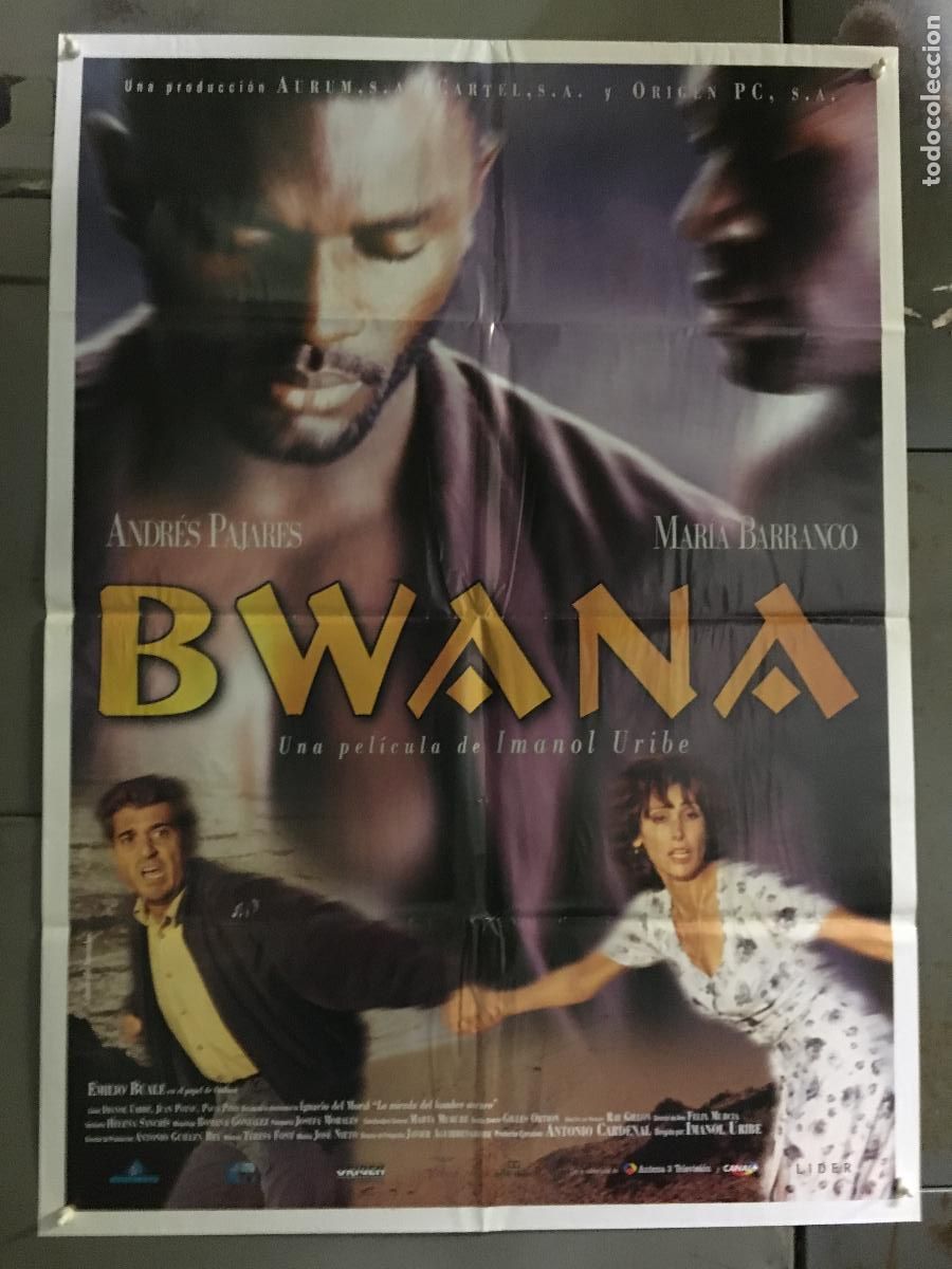 Cine: ODC C221 BWANA ANDRES PAJARES MARIA BARRANCO POSTER ORIGINAL 70X100 ESTRENO