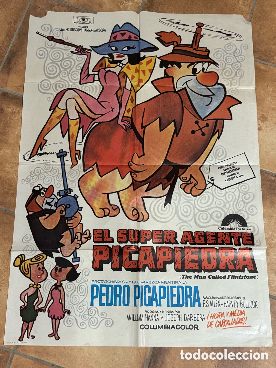 Cine: El super agente picapiedra poster original