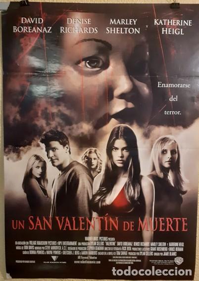 Cine: Cartel de Cine Original: Un San Valent&iacute;n de muerte (2001) Colecci&oacute;n Particular