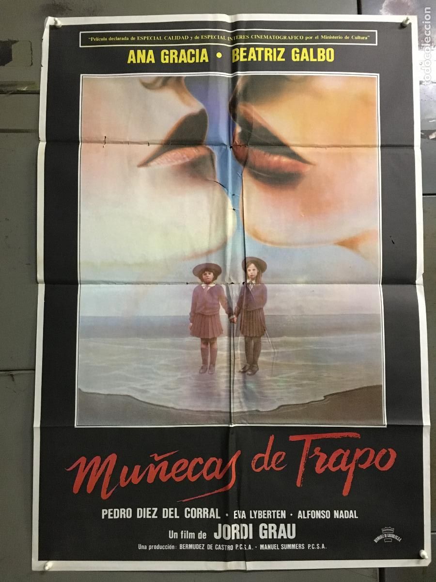 Cine: ODC C275 MU&Ntilde;ECAS DE TRAPO JORGE GRAU ANA GARCIA BEATRIZ GALBO POSTER ORIGINAL 70X100 ESTRENO