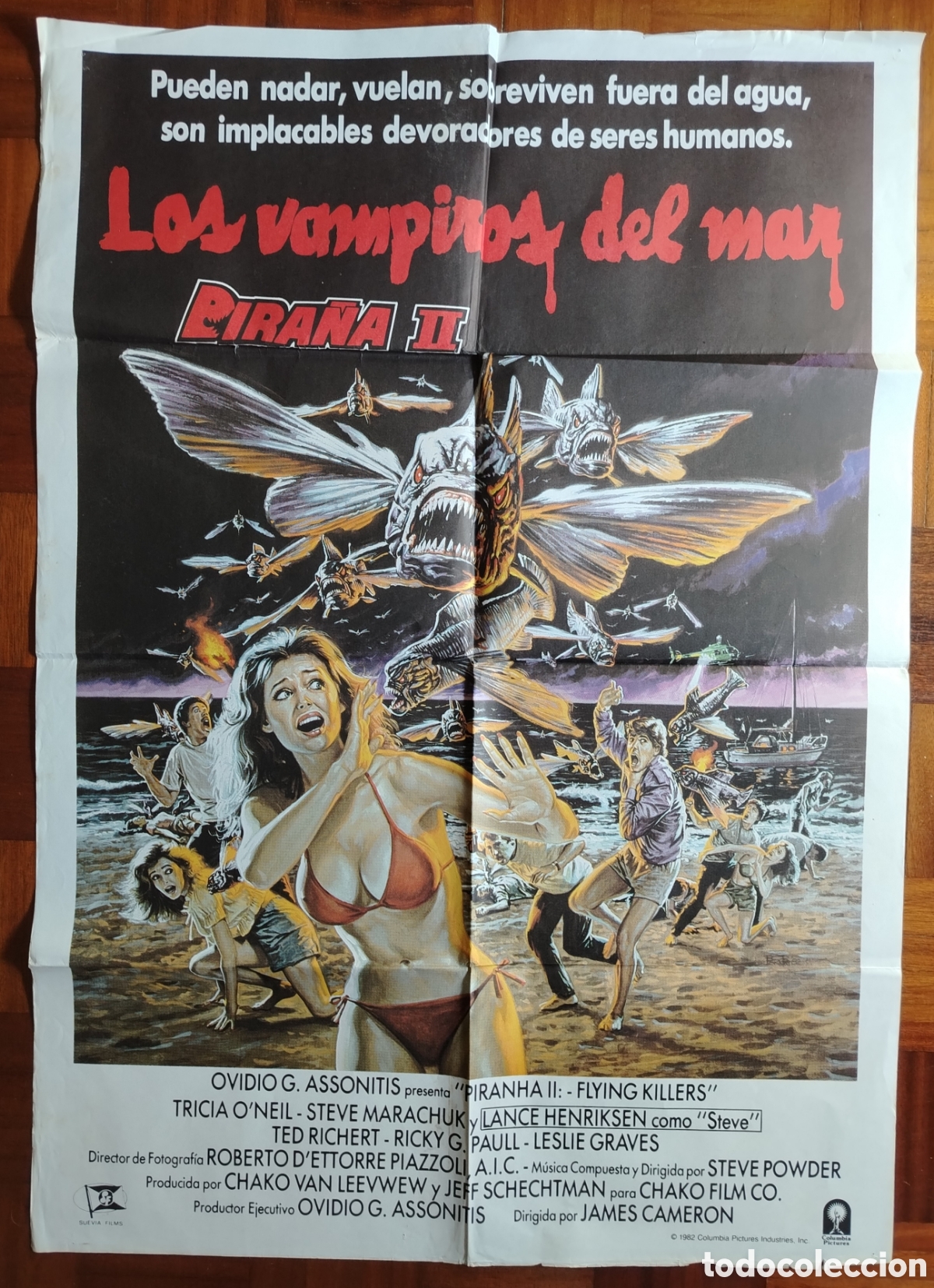 Cine: Cartel de cine original Pira&ntilde;a 2