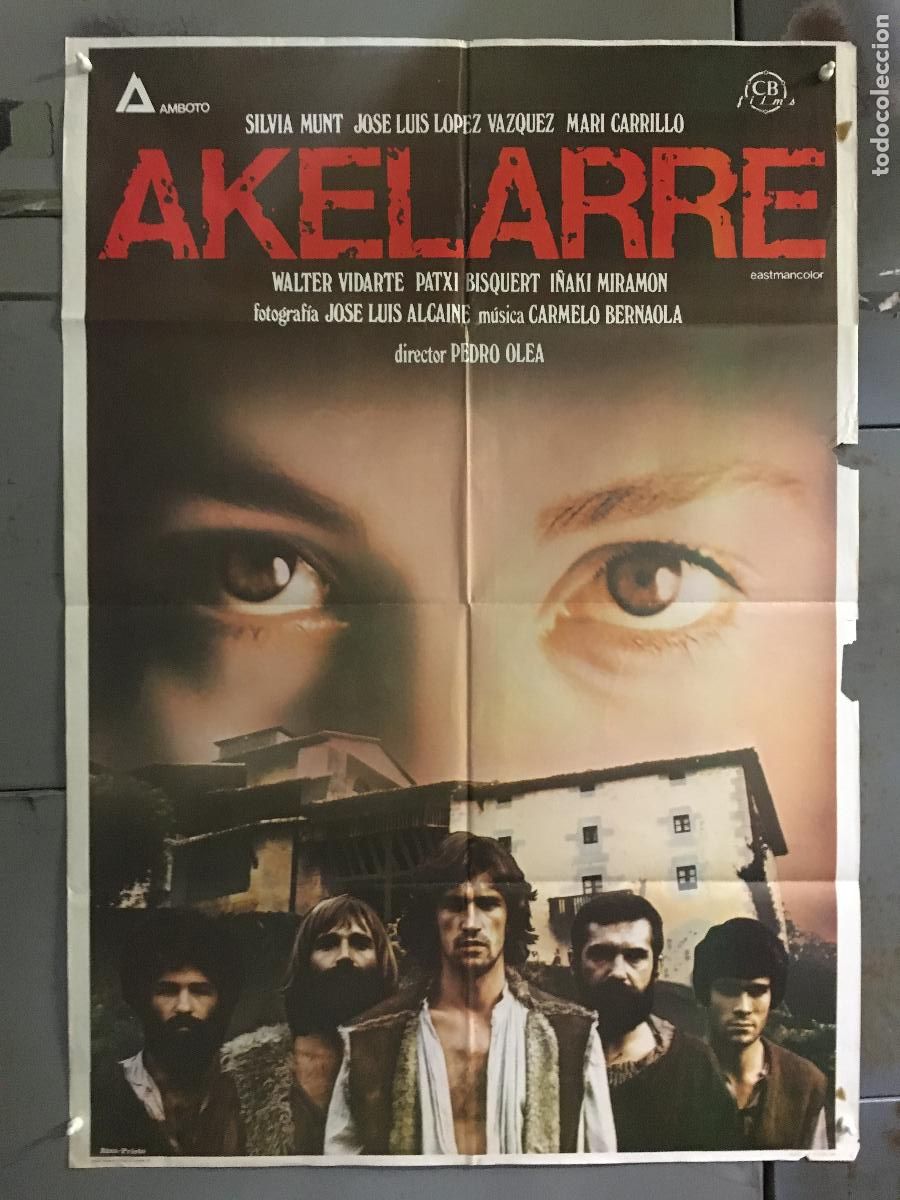 Cinema: ODC C279 AKELARRE PEDRO OLEA SILVIA MUNT POSTER ORIGINAL 70X100 ESTRENO