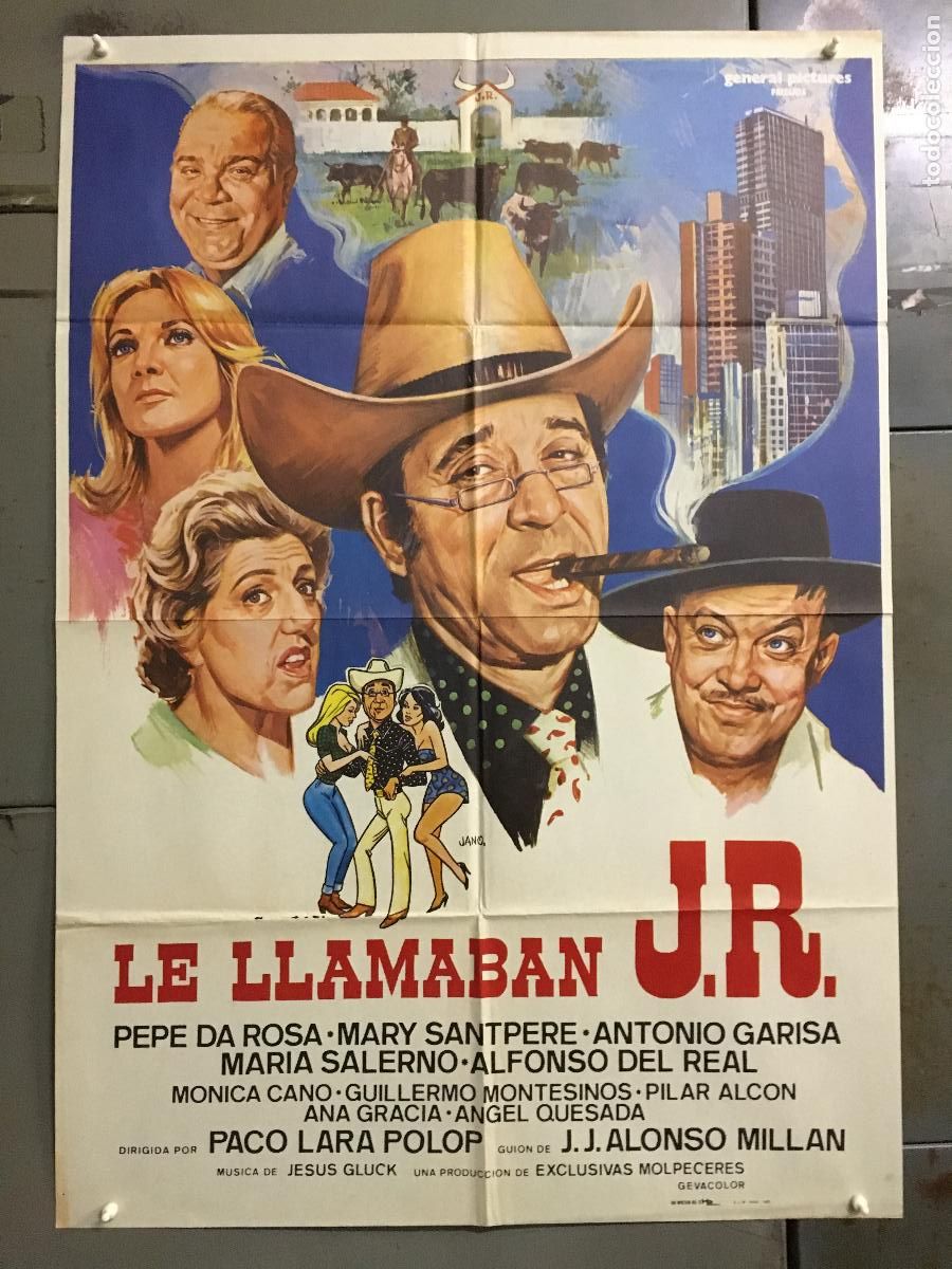 Cinema: ODC C305 LE LLAMABAN JR PEPE DA ROSA MARY SANTPERE JANO POSTER ORIGINAL 70X100 ESTRENO