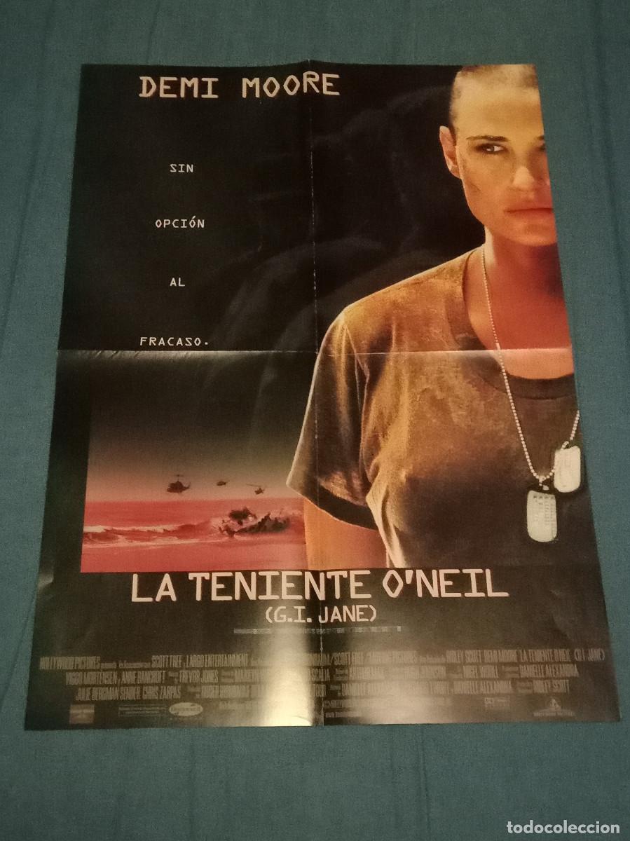 Cine: Cartel Doble Cara-Cara: 1: La Teniente O&acute;neil / Cara, 2: Alien, Resurrecci&oacute;n-Medidas: 58cmt X 41cmt.