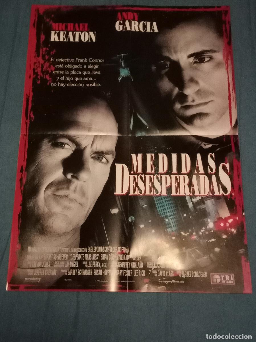 Cine: Cartel Doble Cara - Cara: 1: Medidas Desesperadas/Cara: 2: Starship Troopers - Medidas: 58cm X 41cm