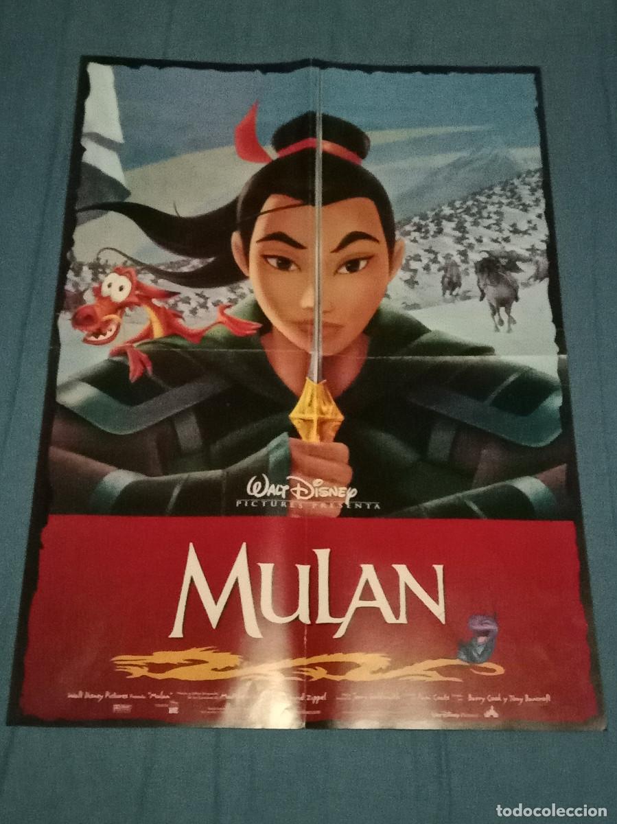 Cine: Cartel Doble Cara - Cara: 1: Mulan / Cara: 2: El Show de Truman - Medidas: 58cmt X 41cmt