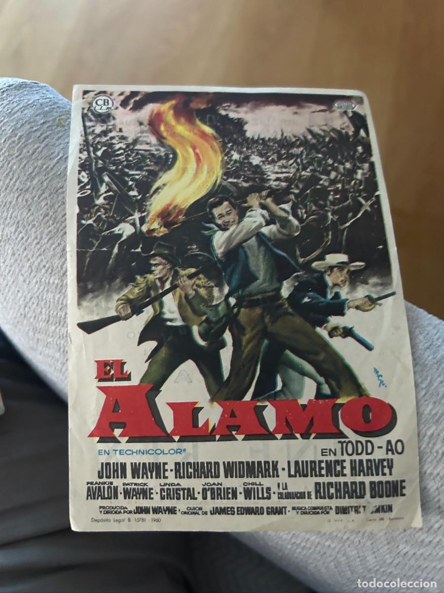 Cine: EL ALAMO JOHN WAYNE CINE REX ZARAGOZA BUEN ESTADO 282
