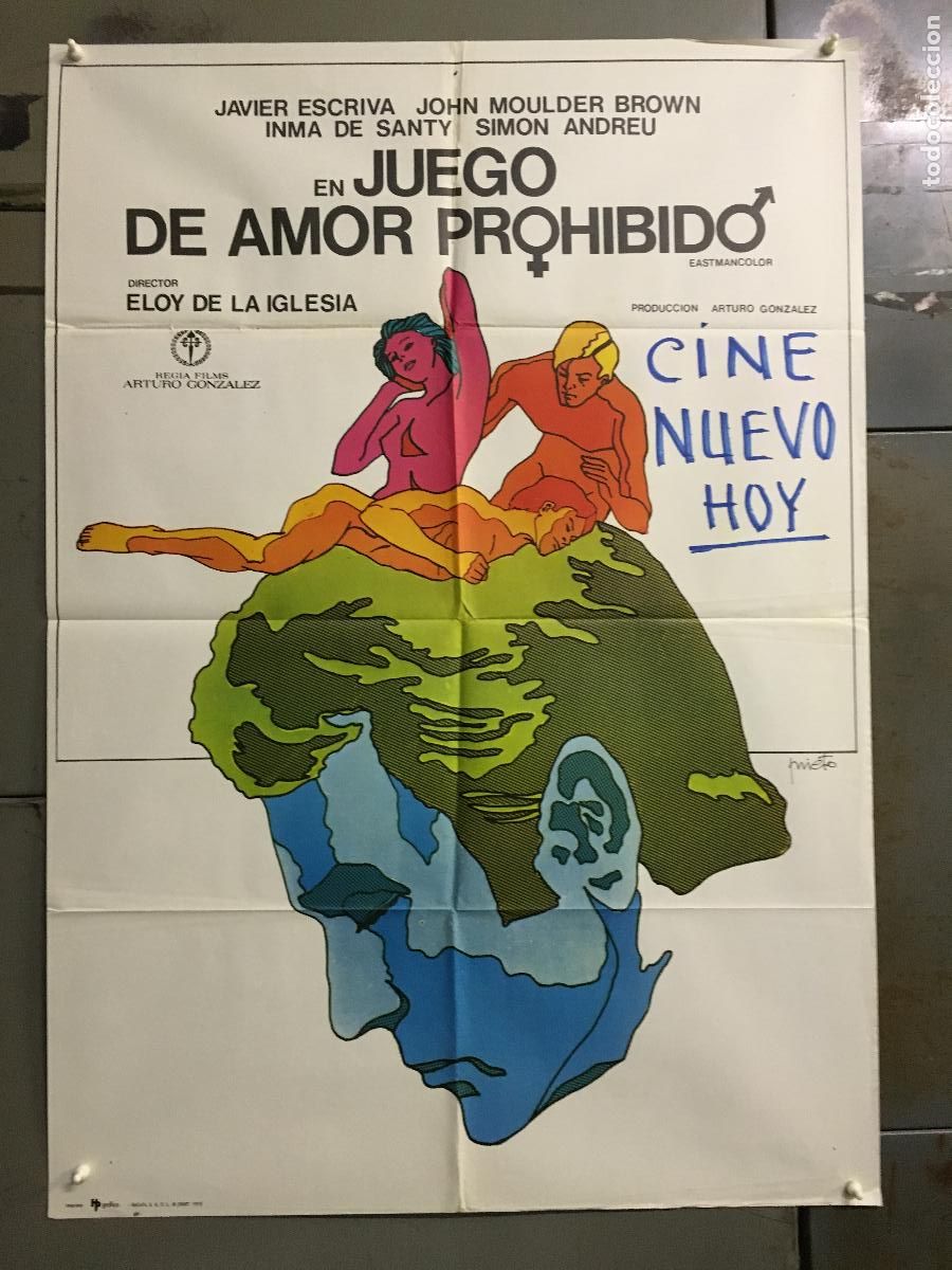Cine: ODC C309 JUEGO DE AMOR PROHIBIDO ELOY DE LA IGLESIA PRIETO POSTER ORIGINAL 70X100 ESTRENO