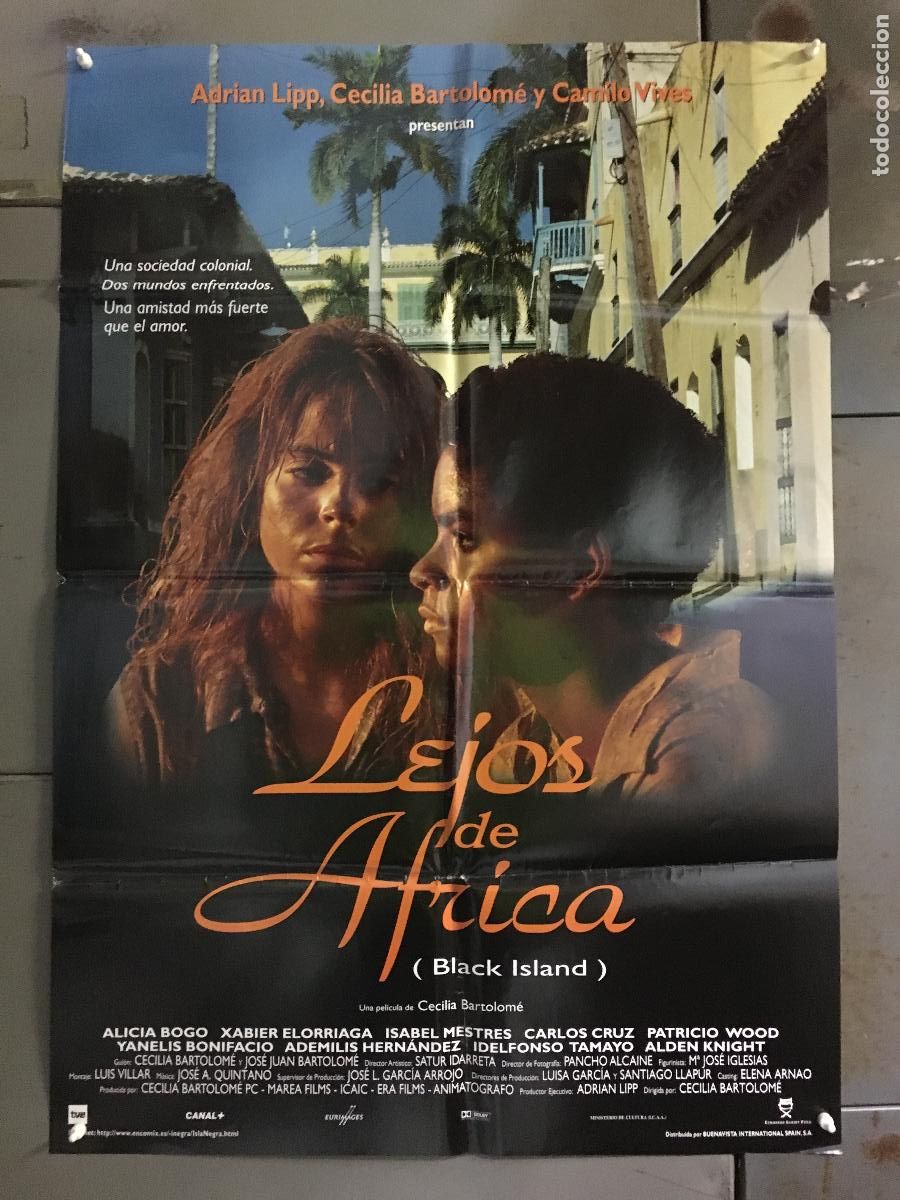 Cine: ODC C321 LEJOS DE AFRICA CECILIA BARTOLOME POSTER ORIGINAL 70X100 ESTRENO