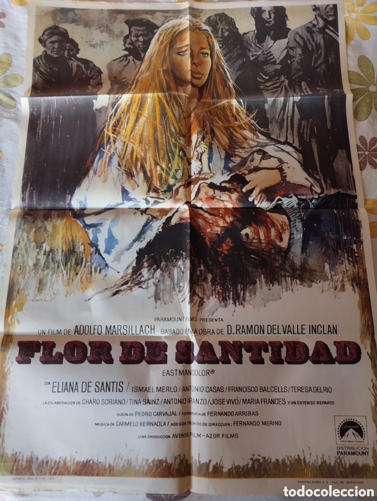 Cine: CARTEL POSTER 100 X 70 - FLOR DE SANTIDAD