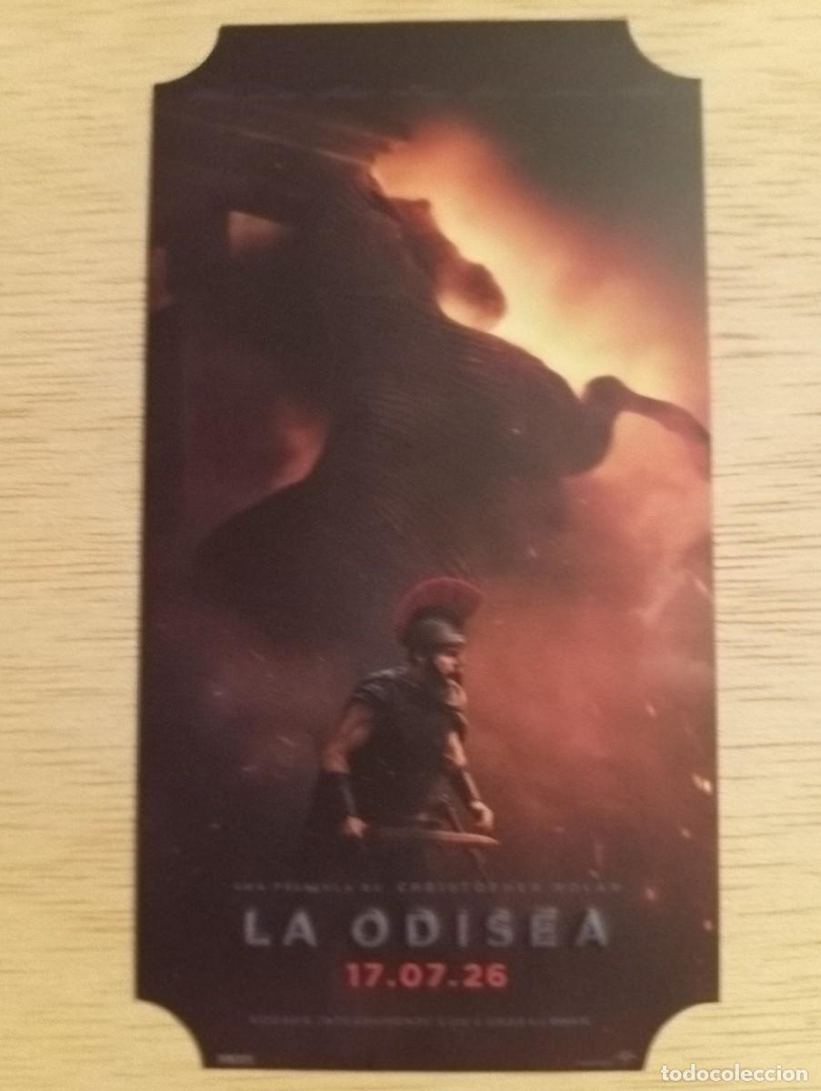 Cine: 1 TICKET DEL COLECCIONISTA DE ** LA ODISEA **. . 10 x 5 CMS.2026