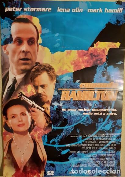 Cine: Cartel de cine original: Comando Hamilton (1998) - 98x68 cm